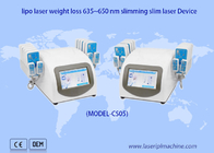 650nm Lipoレーザーはレーザーの脂肪吸引術機械にのための減らすセルライトの脂肪質の取り外しをパッドを入れる