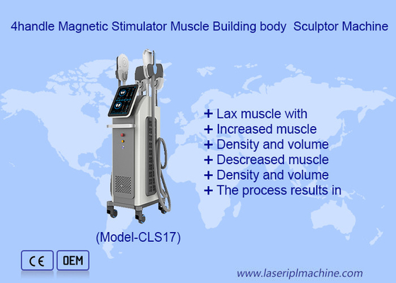 4ハンドル RF HI EMT マグネット刺激器 筋肉 身体 彫刻 機械