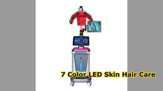 肌と髪の若返りのための 7 色の LED ライトセラピー