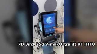 7D 3in1 アンチエイジング 細胞生存率の向上 25d V-max UItralift RF HIFU 機器