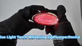 ミニ LED 光子療法レッドブルーライト歯美白抗唇しわリッププランパーデバイス