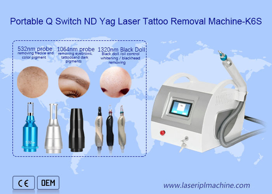 Q スイッチ Nd Yag レーザー タトゥー除去装置 1320nm ピグメント 斑点除去