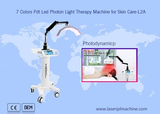 7 カラー Pdt LED 光子療法 顔リフティング 美容器 皮膚ケア