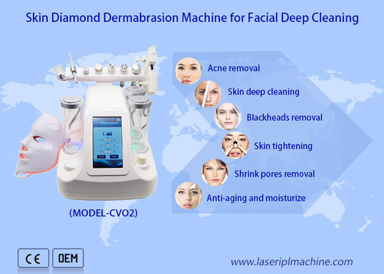 顔の皮のハイドロ ダイヤモンドHydrodermabrasionの皮をむく良質水dermabrasion