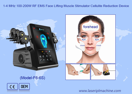 EMS 目のマッサージのための彫刻機 6in1 皮膚顔提起 EMS 顔形作機