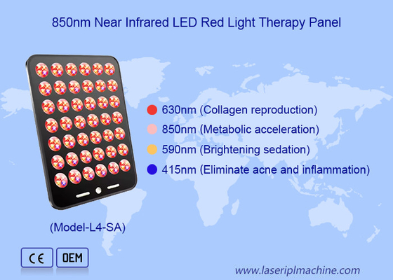家庭用 168pcs LED 皮膚ケア アクネ除去 LED 赤光療法装置