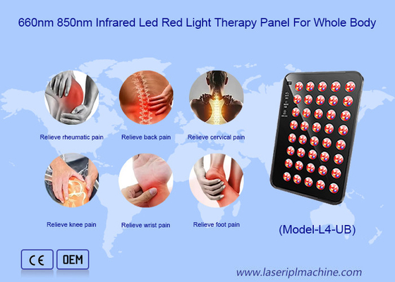 ポータブル ワイヤレス 620nm LED ライト 治療 睡眠 改善 LED ライト パネル