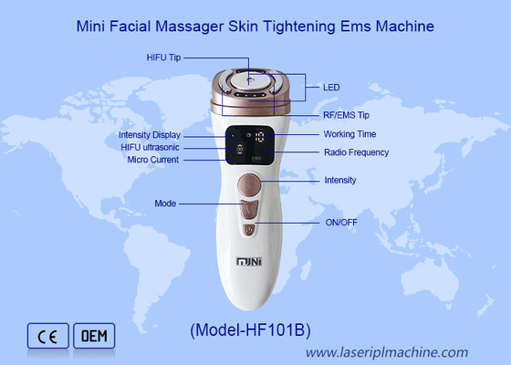 家庭用 ミニフェイスリフティング アンチエイジング 肌の強化 EMS HIFU マシン