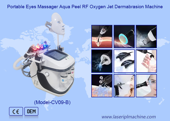 9 in 1 スキンケア 皮膚のしわを消す アクアピール 水流噴射ピリング Rf マイクロ皮膚磨き 顔処理機