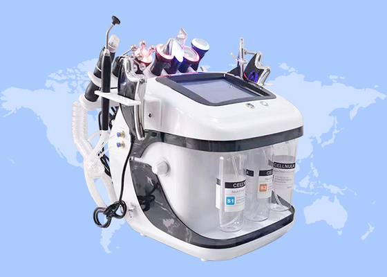 顔のクリーニング ブラックヘッド除去 アクアジェット・ピール 酸素 Rf 水素マイクロ皮膚磨き機