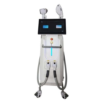 良い値段 2 in 1 SHR IPL Elight 808 レーザーハンドル スクリーン連動 脱毛機 オンライン