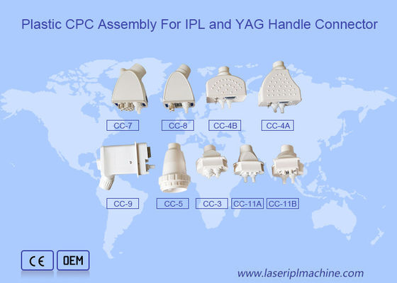 スクウェアコネクタ 900W クリニック プラスチック CPC Yag Laser IPL ハンドル
