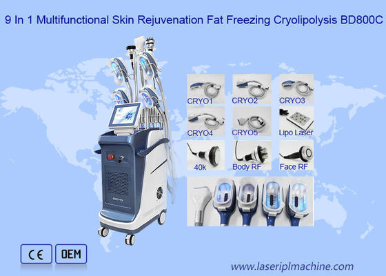 機械を細くする40KキャビテーションRF LipoレーザーCryo