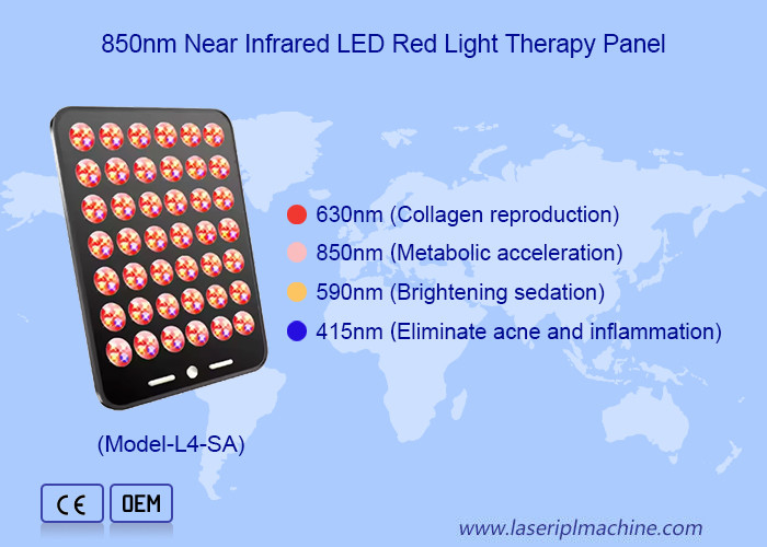 家庭用 168pcs LED 皮膚ケア アクネ除去 LED 赤光療法装置