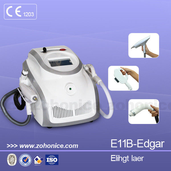 ポータブル 3 in 1 E 軽量 IPL RF Yag 脱毛 タトゥー 脱毛機