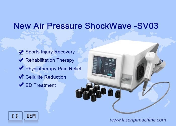 6つの棒空気圧12の先端の痛みの軽減のための携帯用Gainswave機械