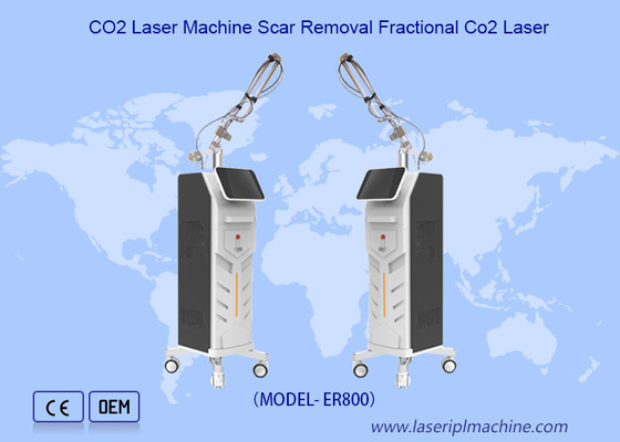 垂直分数式CO2レーザーマシン 色の除去 傷跡除去