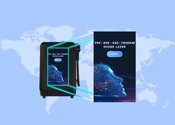 良い値段 808nm 790nm 1060nm 940nm 肌の白化と脱毛のためのダイオードレーザーマシン オンライン