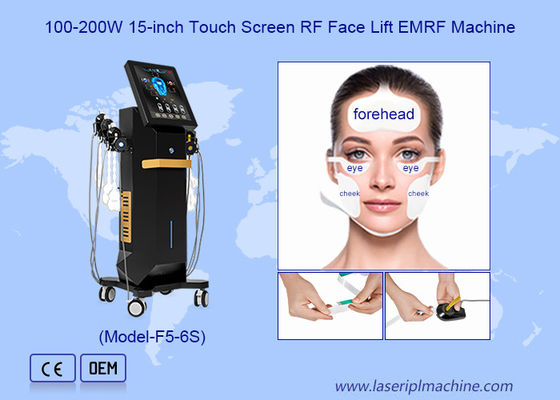 良い値段 垂直顔マッサージ 6 ハンドル RET FACE EMS 筋肉刺激装置 オンライン