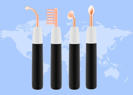 良い値段 4チューブ アルゴンガス 紫とネオン オレンジ電極 高周波 杖 アルゴン 機械 オンライン