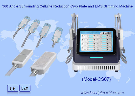 良い値段 360 角 周囲 セルライト 減少 クリオ プレート と EMS スリムニング マシン オンライン