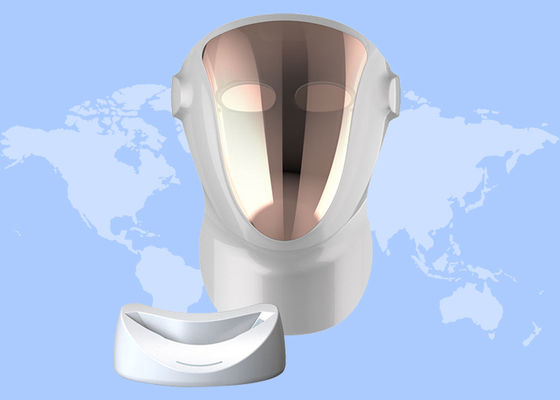 良い値段 高品質ローズゴールドカラーLED光線療法フェイシャル＆ネック美顔器 オンライン