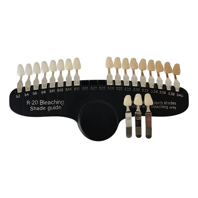 良い値段 手持ちの 3D 歯の漂白 シェードガイド 20 色 歯の漂白 オンライン