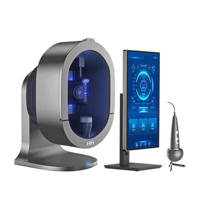 2in1 3 カメラ 3D AI 顕微鏡頭皮ハンドル 頭皮スキャナー 顔皮膚分析器