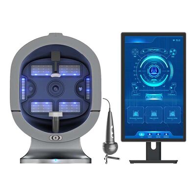 21.5インチ 3カメラ 毛包 スキャルプ スキャナー検出器 顔の肌分析装置