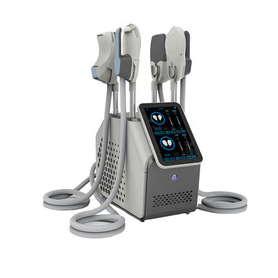 良い値段 非侵襲性 4 ハンドル ハイ エム 体重減量 脂肪燃焼器 RF エム 筋肉彫刻機 オンライン