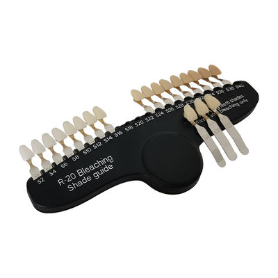 良い値段 医院の歯科磁器3dの歯は遺伝の黄色い歯のためのガイドを影で覆います オンライン