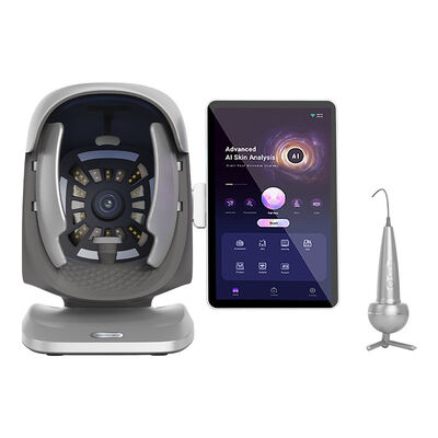 良い値段 9スペクトル 3D AI 顔皮膚モニター マイクロ水分検出器 皮膚分析機 オンライン