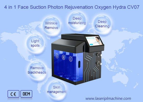 良い値段 4基1基の表面吸引の光子の若返りの酸素の美顔術の白くなることに付き オンライン