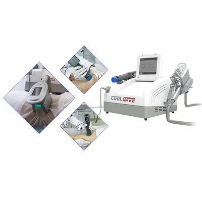 良い値段 機械を細くする2つのハンドルの衝撃波のCryolipolysisのキャビテーション ボディ オンライン