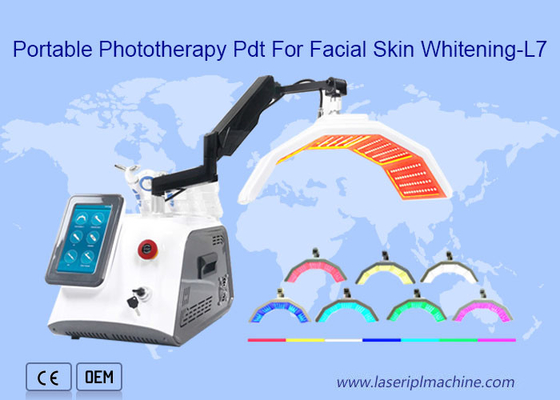 携帯用Phototherapy Pdtは美を白くする顔の皮のための軽い療法機械を導いた